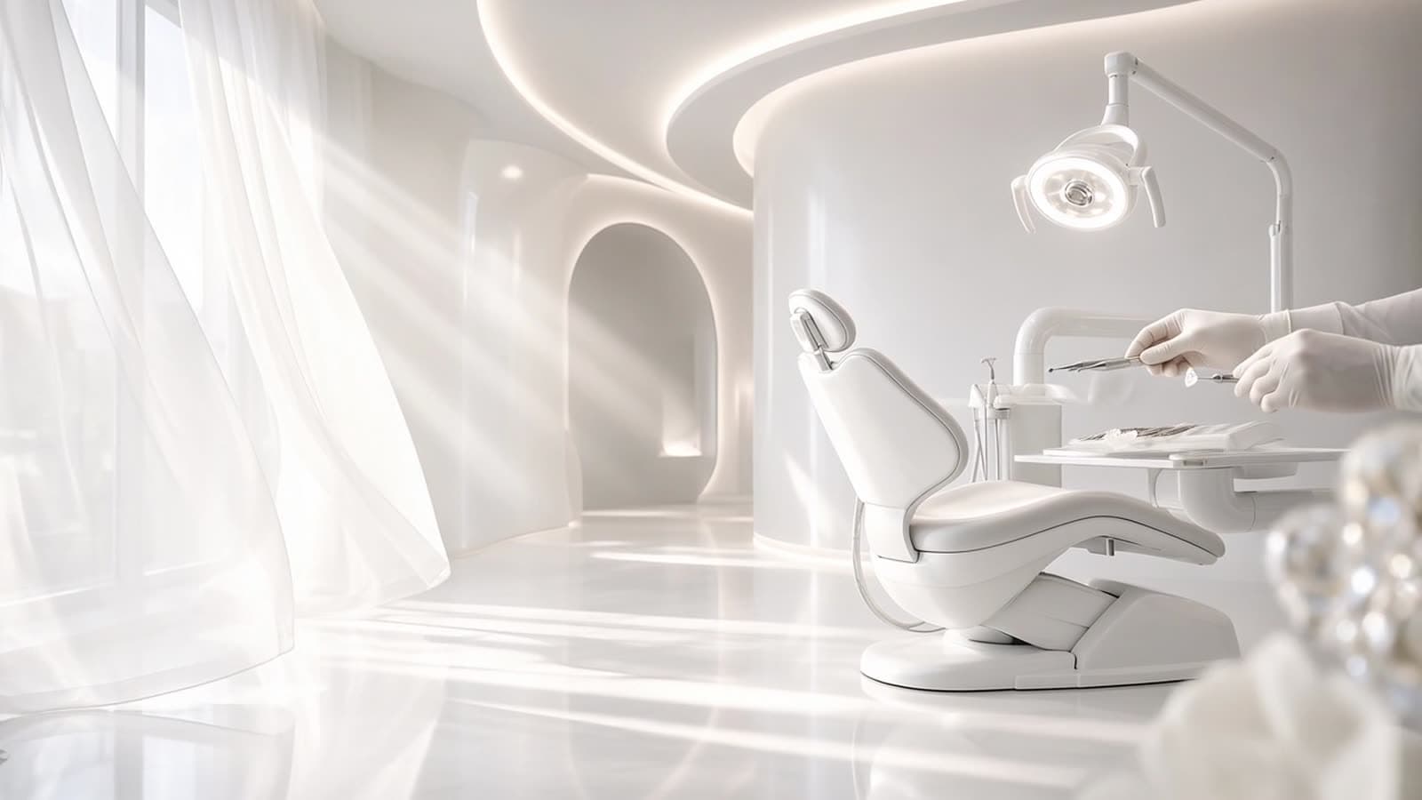 Sala de atendimento com luz natural
